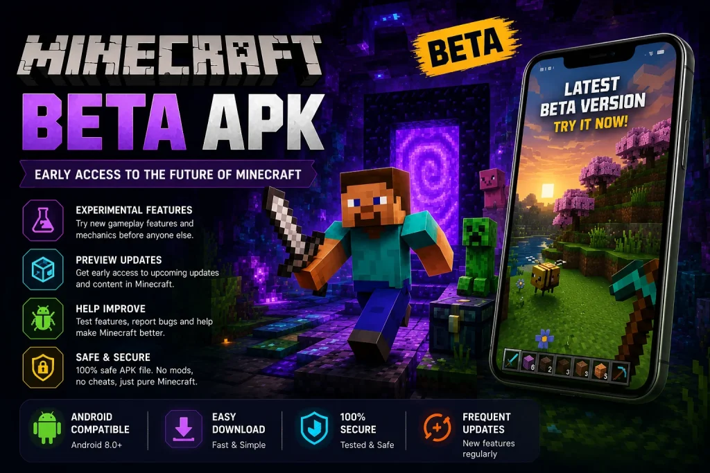 Minecraft Beta APK 1 Mincraft apk Beta