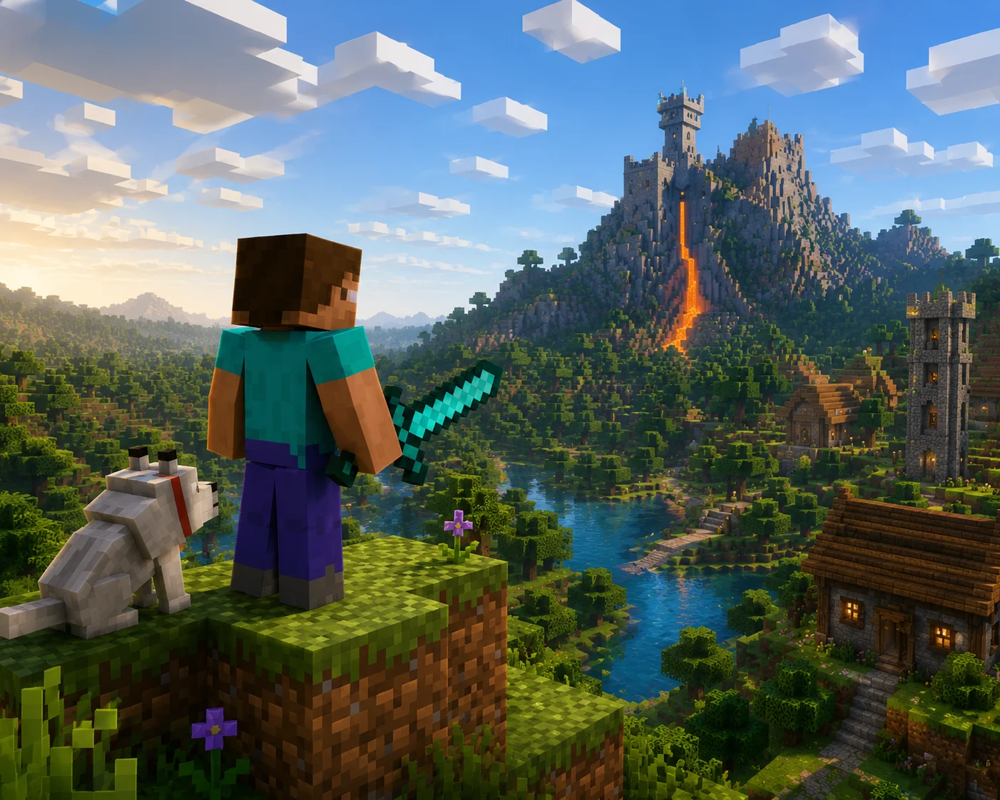 Minecraft 1.18.32 APK 1 Minecraft 1.21.70 APK gameplay screenshot